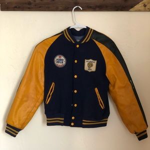 Vintage letterman’s jacket.